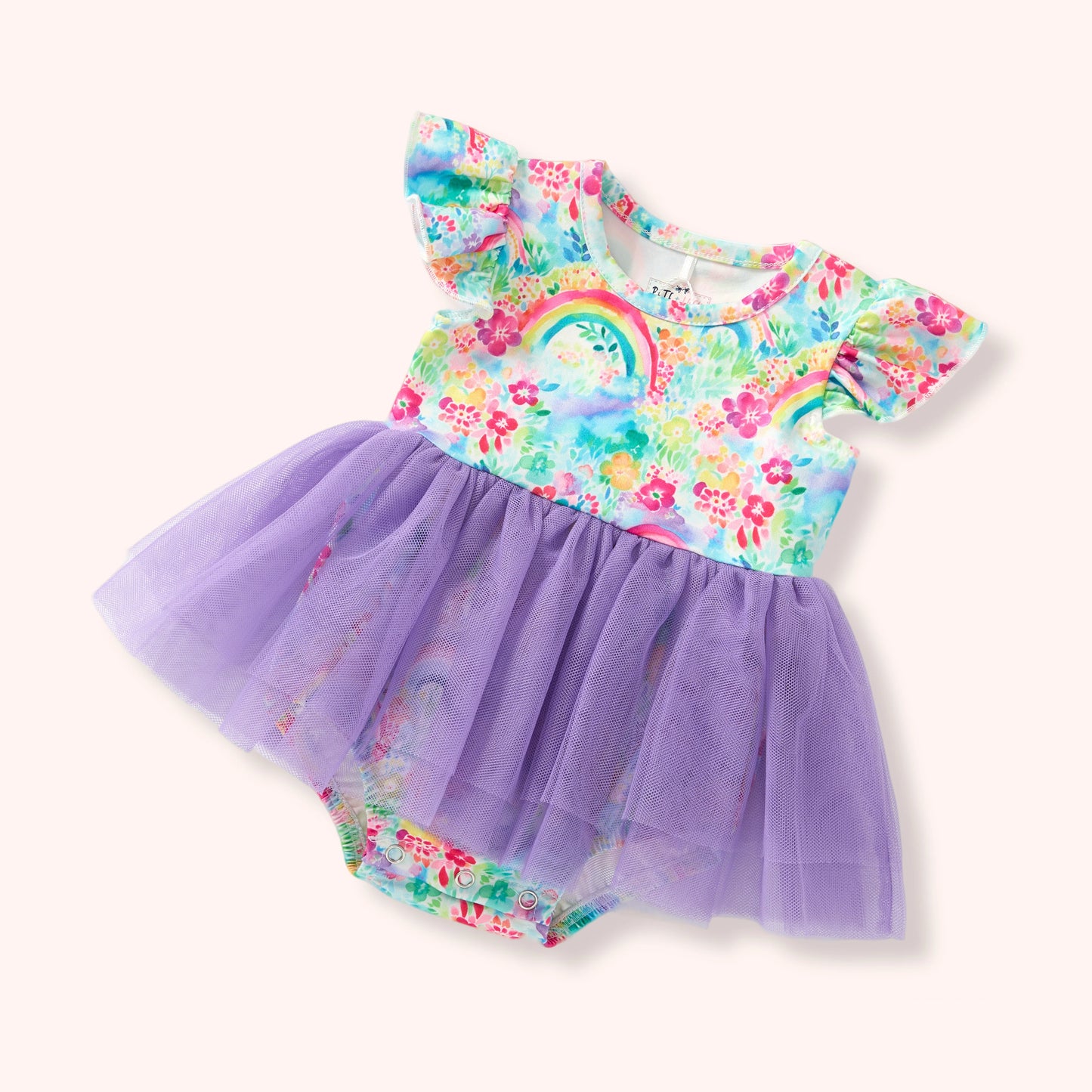 OVER THE RAINBOW - ROMPER 3-6m