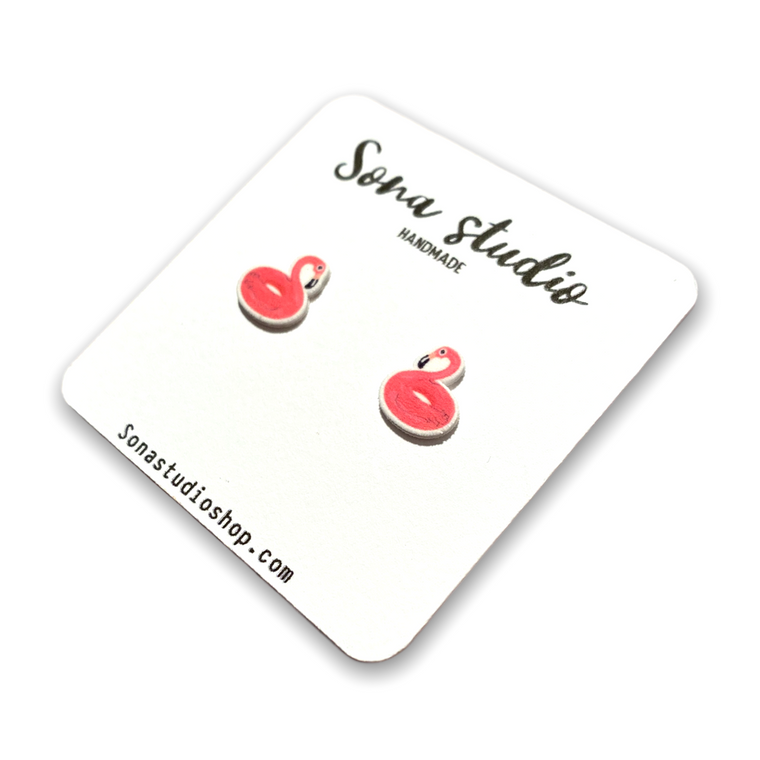 Sona Studio - Let’s Flamingo Earrings