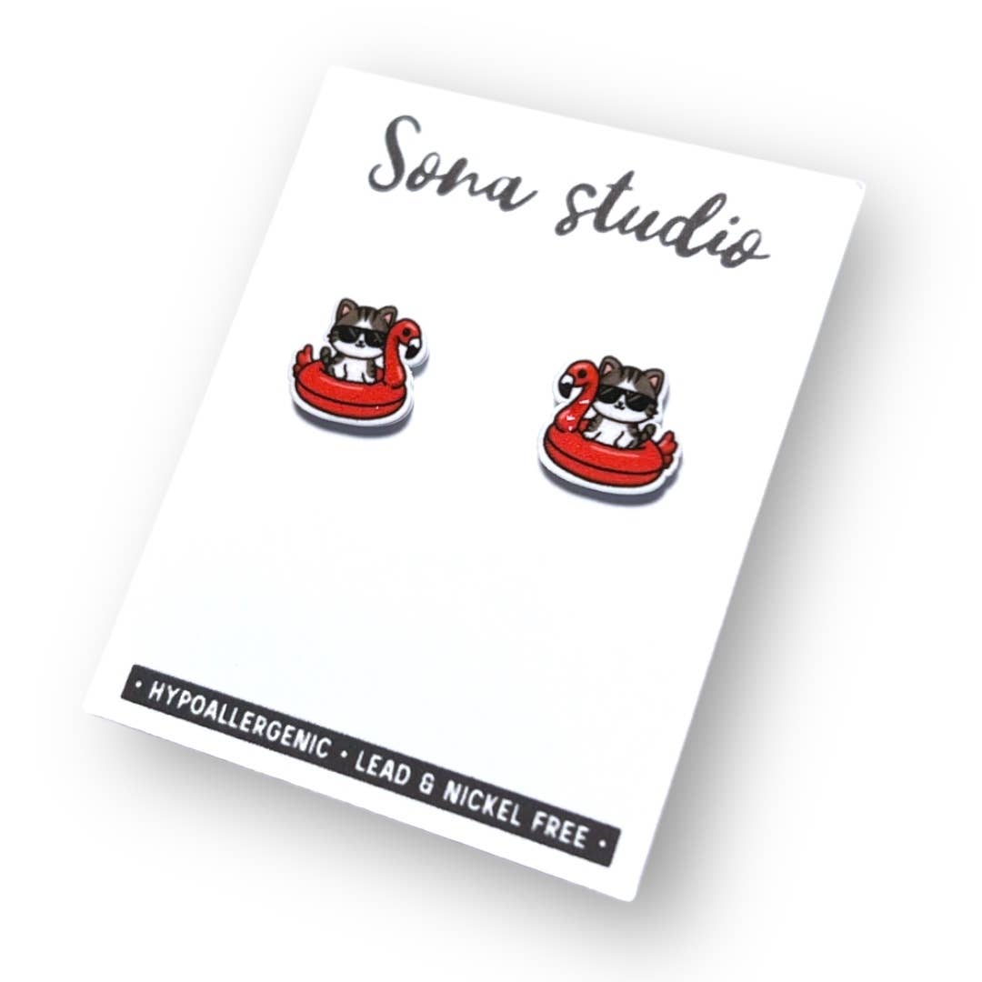 Sona Studio - Kitty Floaty Earrings