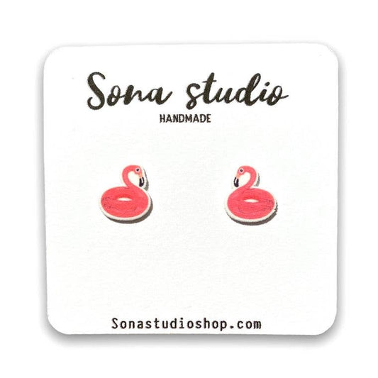 Sona Studio - Let’s Flamingo Earrings