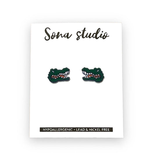Sona Studio - Alligator Earrings