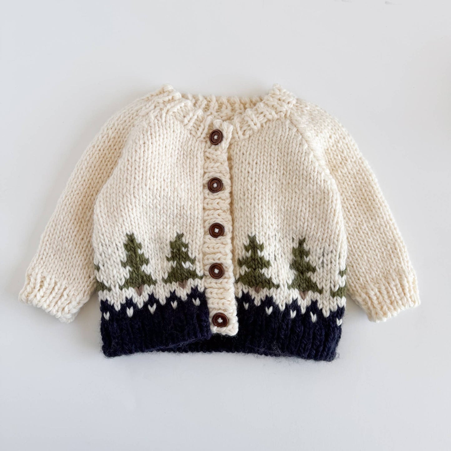 Figgy Friends - Tree Cardigan Toddler Forest Winter Apparel