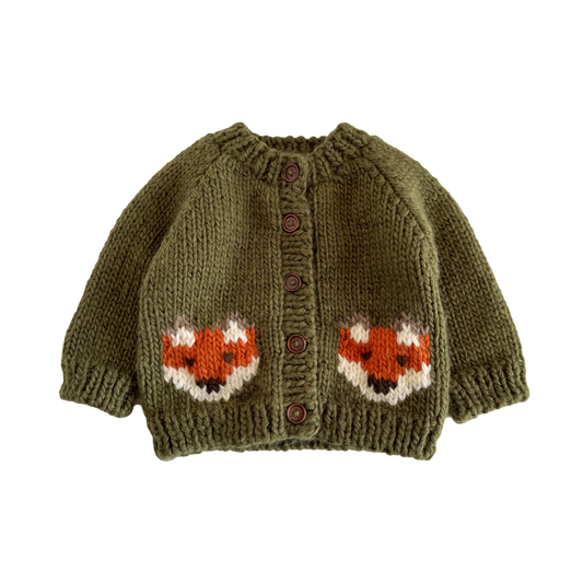 Figgy Friends - Fox Cardigan Sweater Toddler