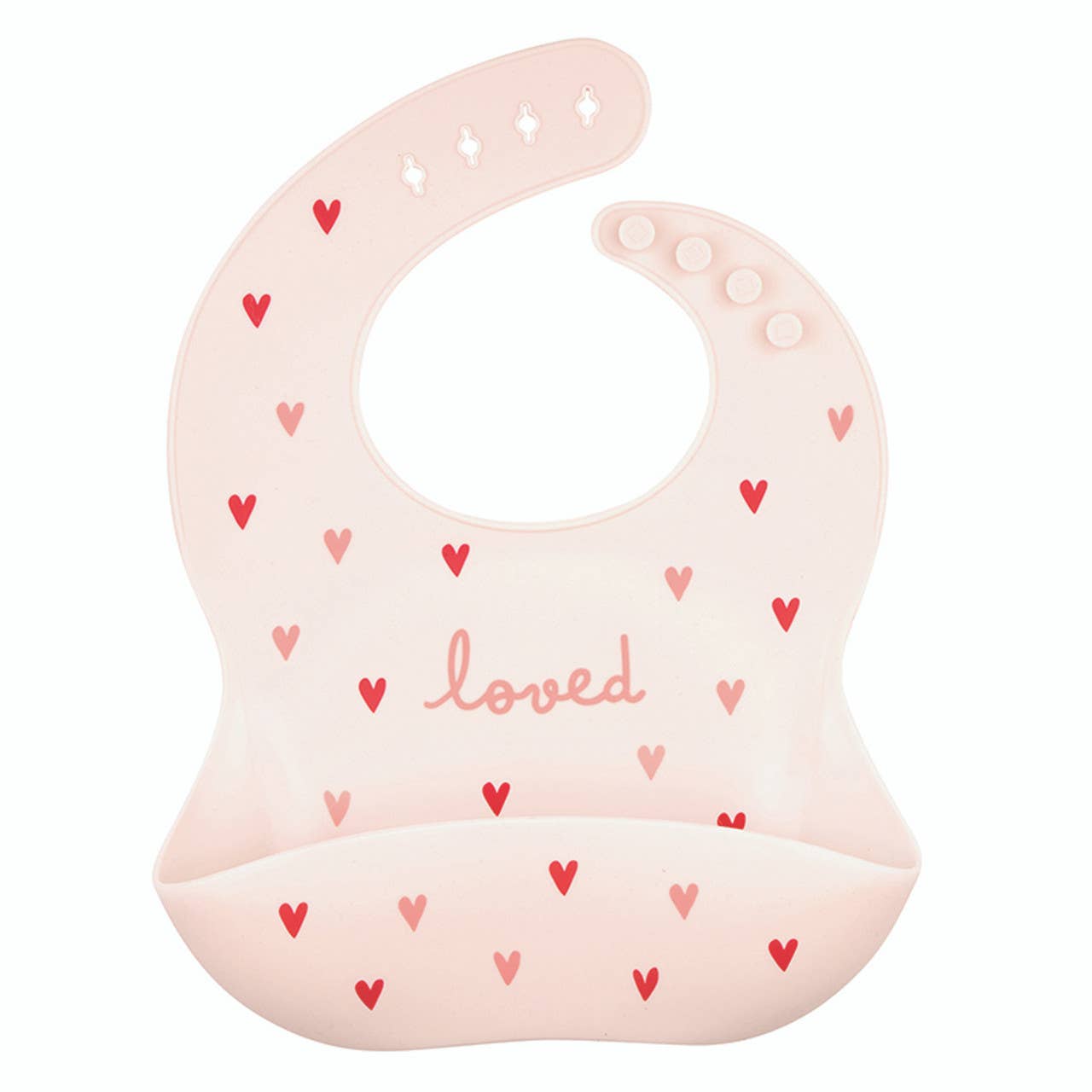 Silicone Bib - Heart