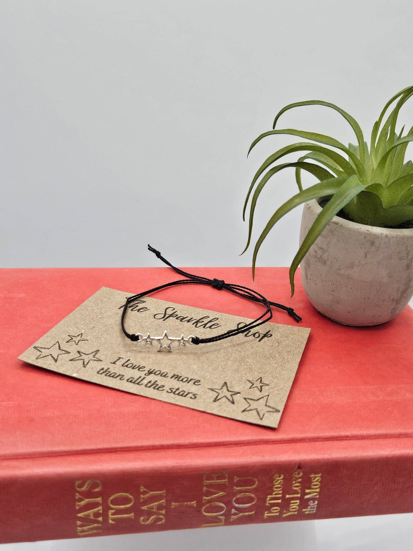 The Sparkle Shop - "I Love You More Than All The Stars" Star Charm Bracelet