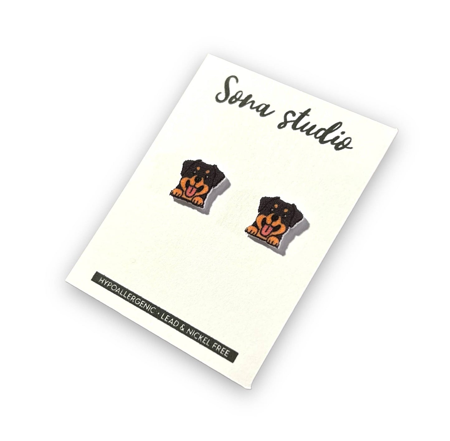 Sona Studio - Rottweiler Earrings