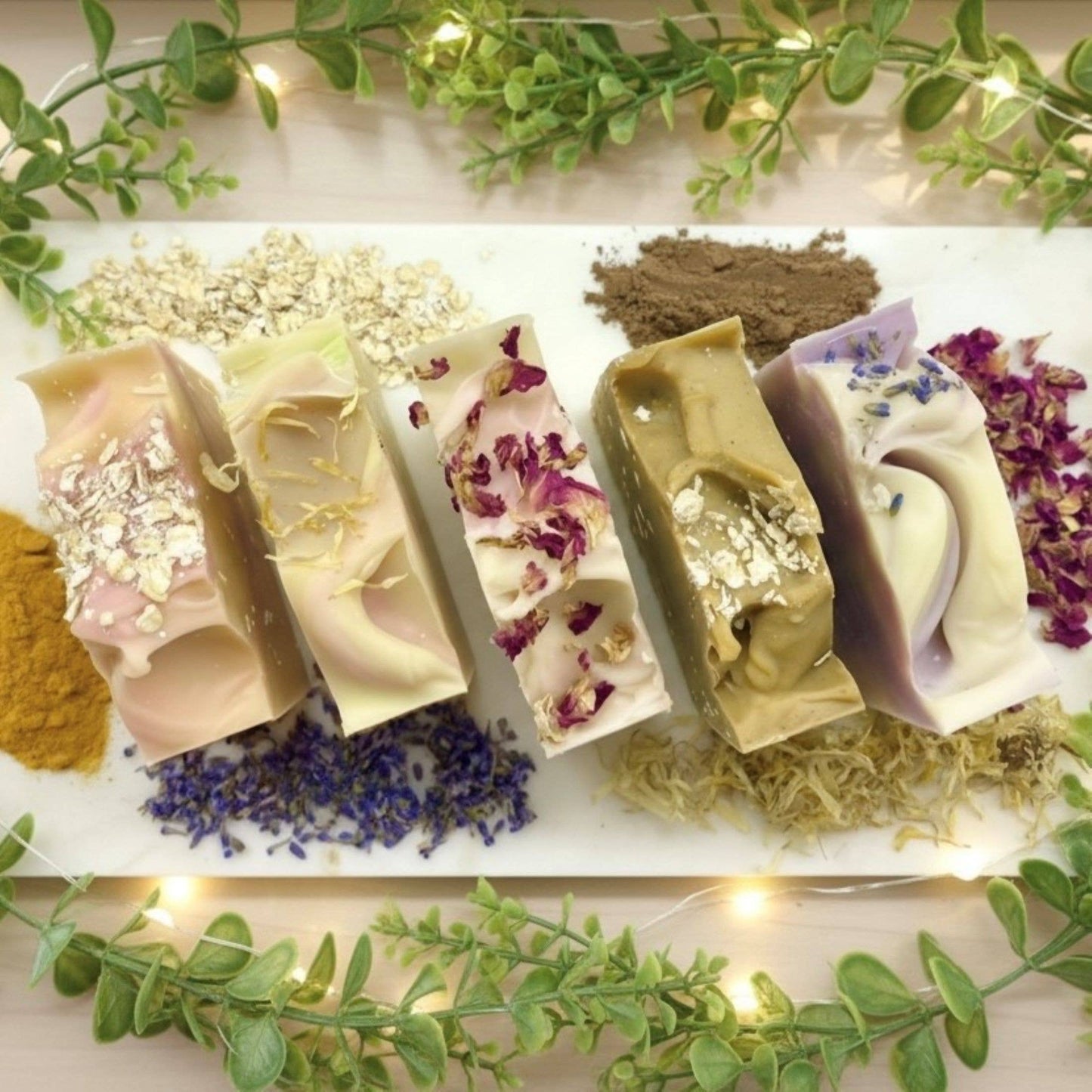 Peppermint Frost Handmade Soap Bar VEGAN Winter