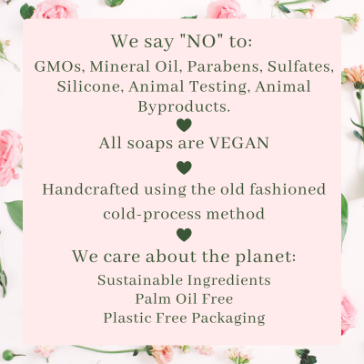 Peppermint Frost Handmade Soap Bar VEGAN Winter
