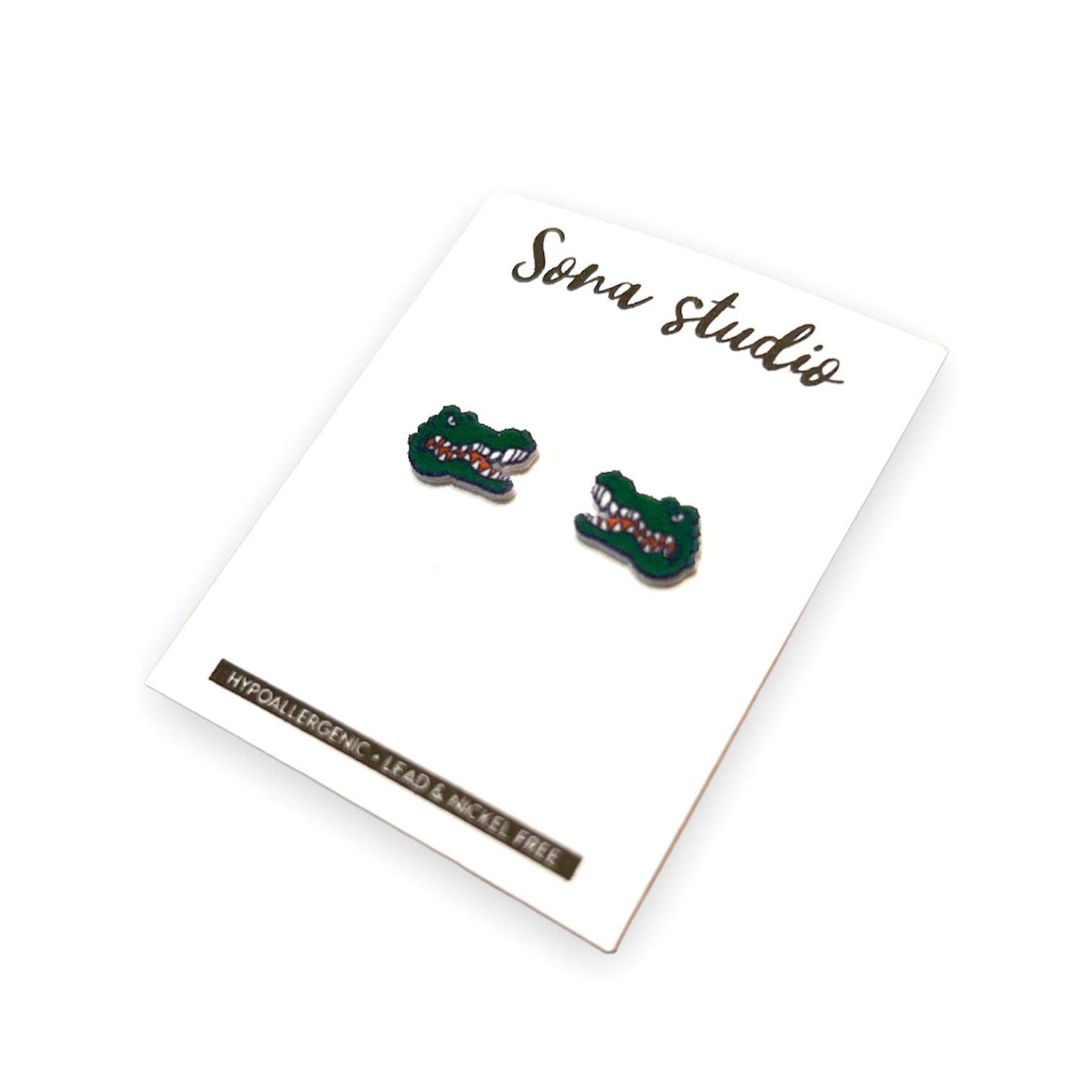 Sona Studio - Alligator Earrings