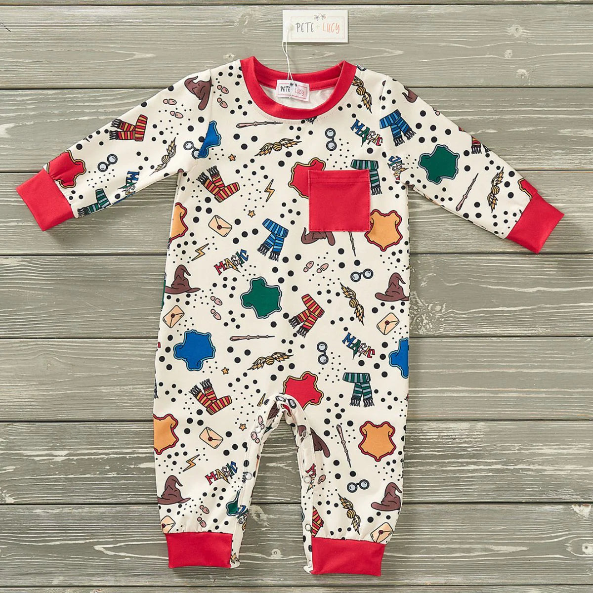 Magic School - Boy Romper 6-9m