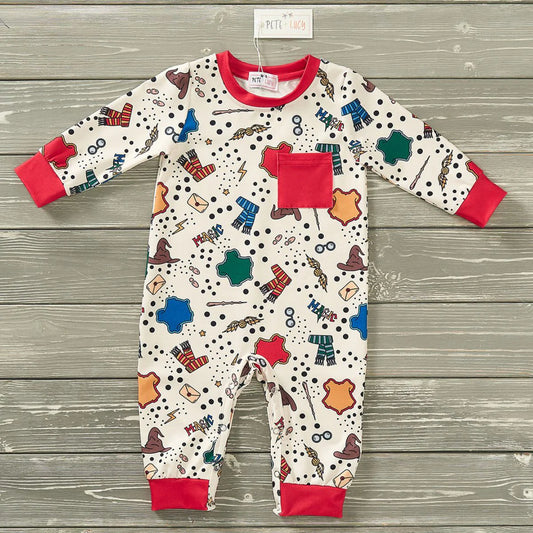 Magic School - Boy Romper 6-9m