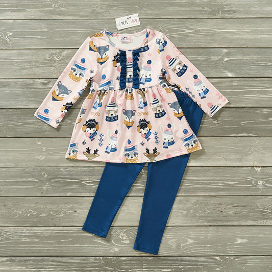 4T Cozy Forest Friends - 2 Piece Set