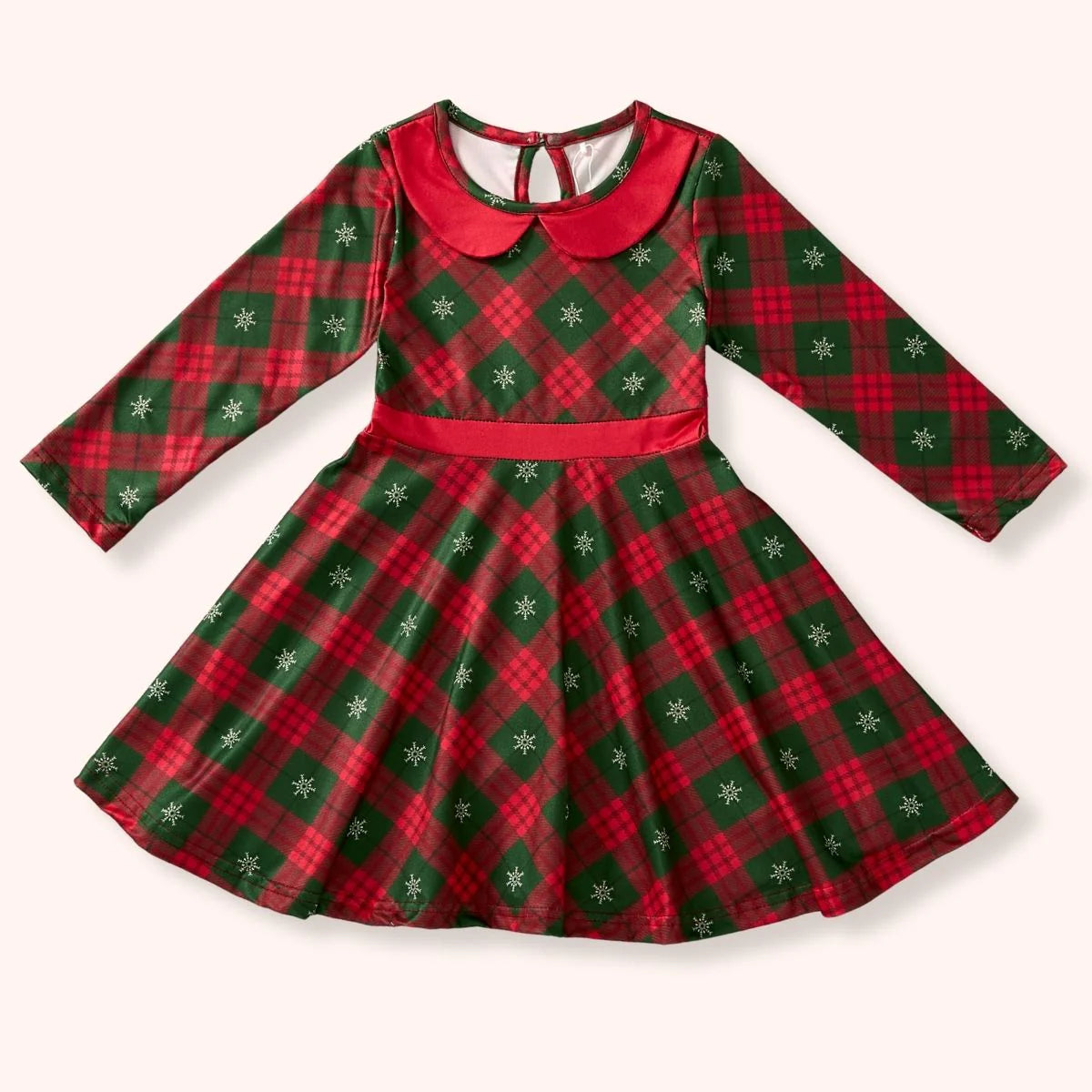 PETE + LUCY CHRISTMAS PLAID - DRESS