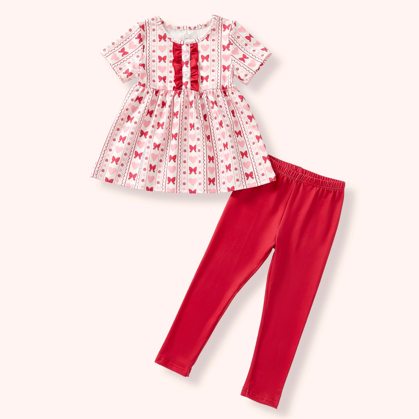 SWEETHEART BOWS - PANTS SET