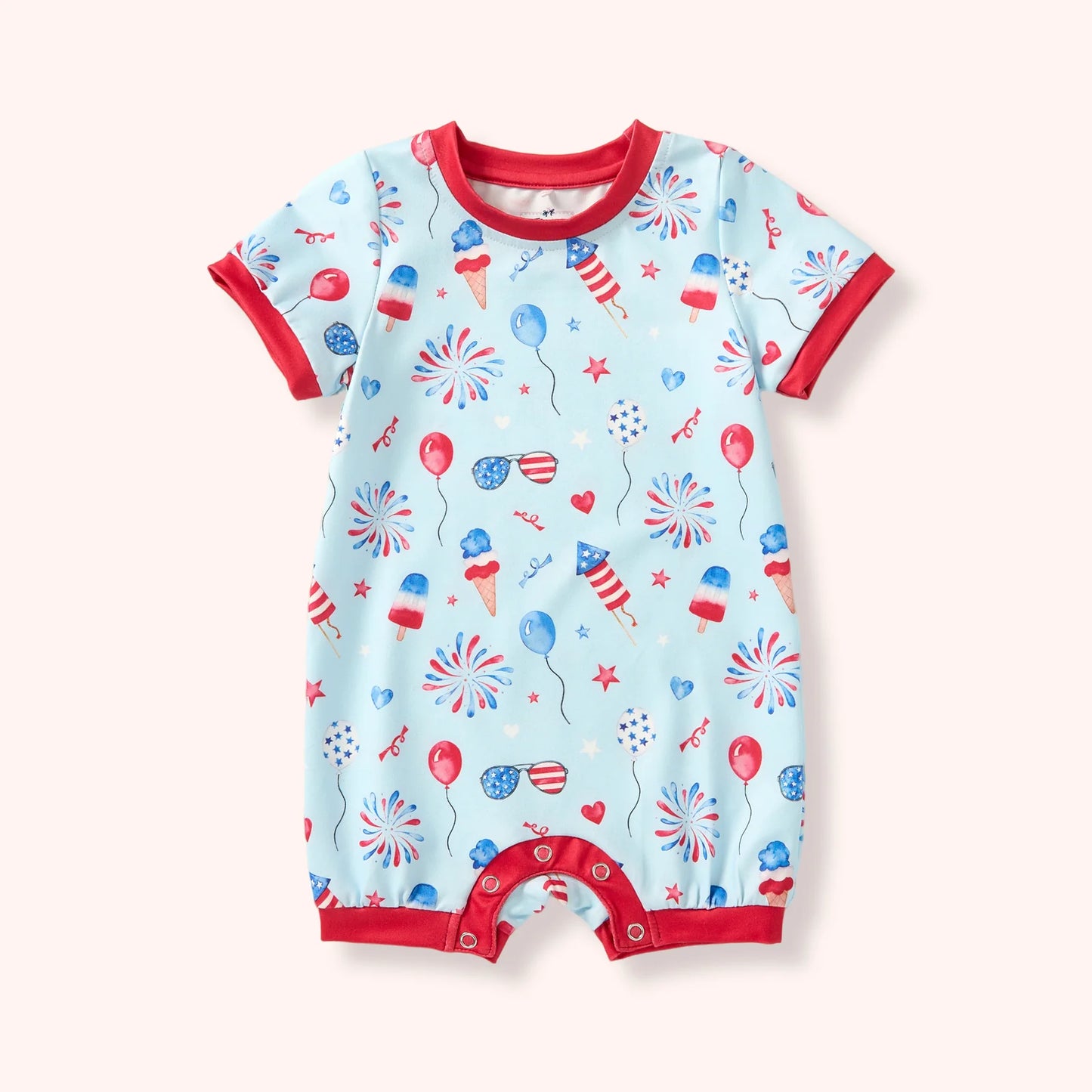 ✨SHIPS MID MAY-USA ALL DAY - BOY ROMPER 9-12m