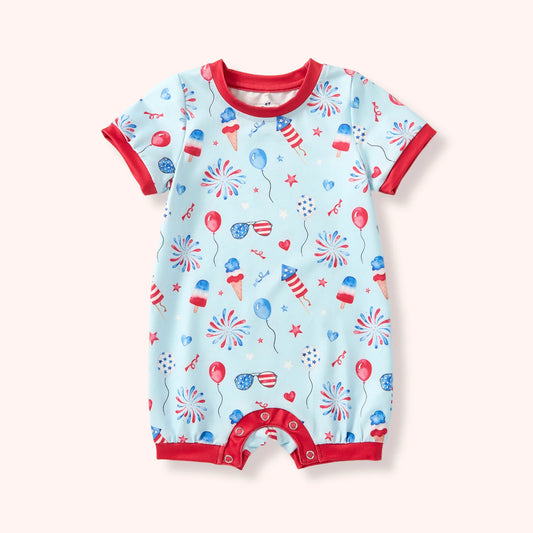 ✨SHIPS MID MAY-USA ALL DAY - BOY ROMPER 9-12m