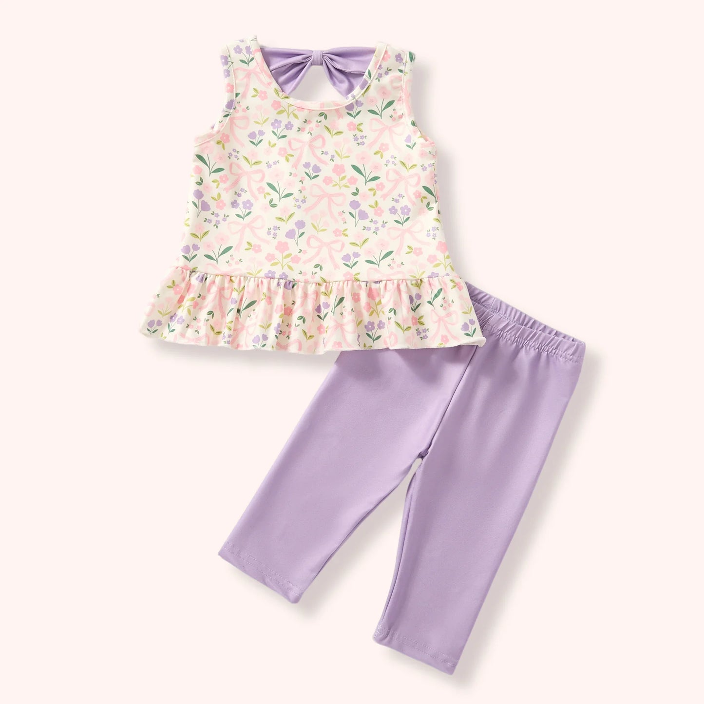 BLUSHING BOWS - CAPRI SET