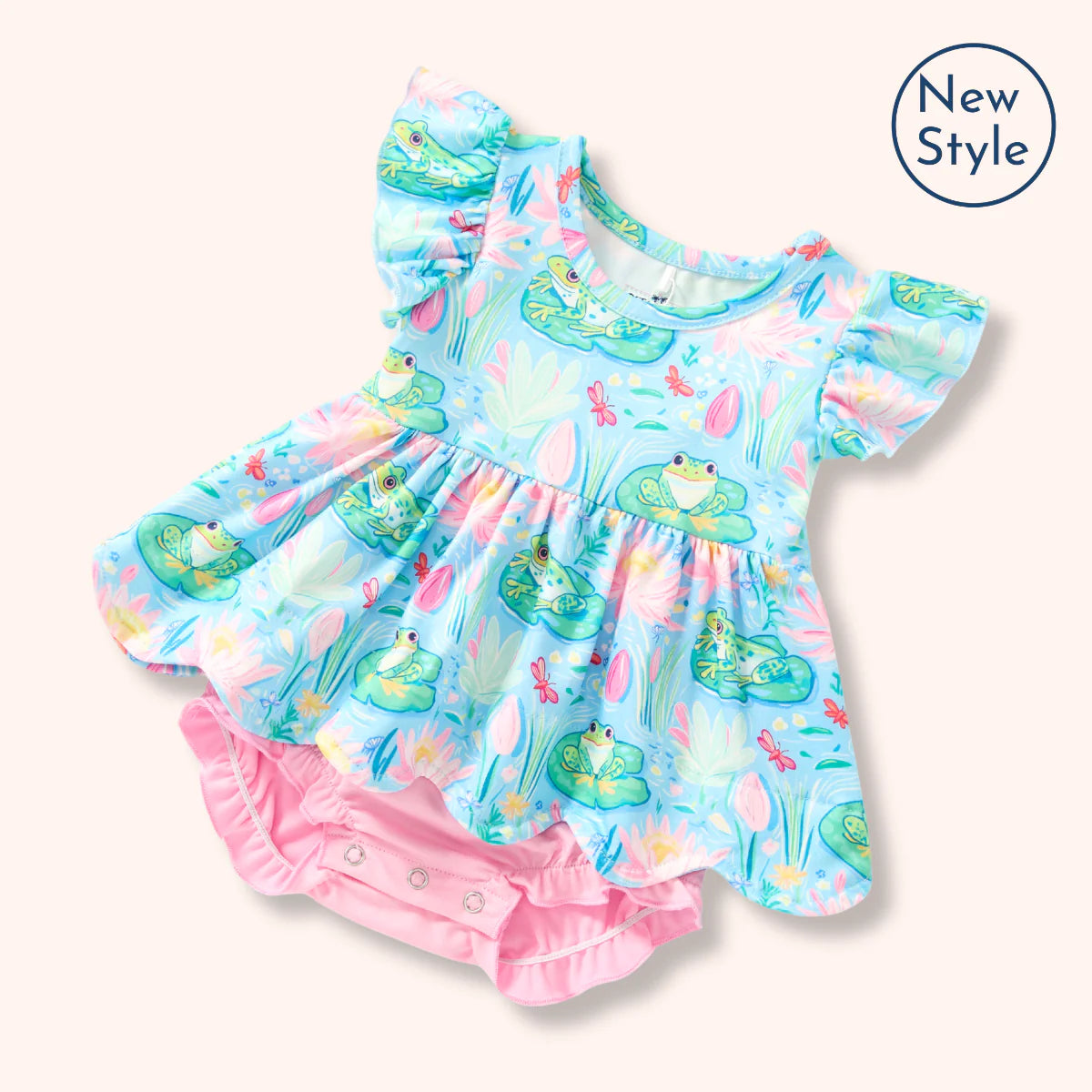 PREPPY POND - ROMPER 3-6m