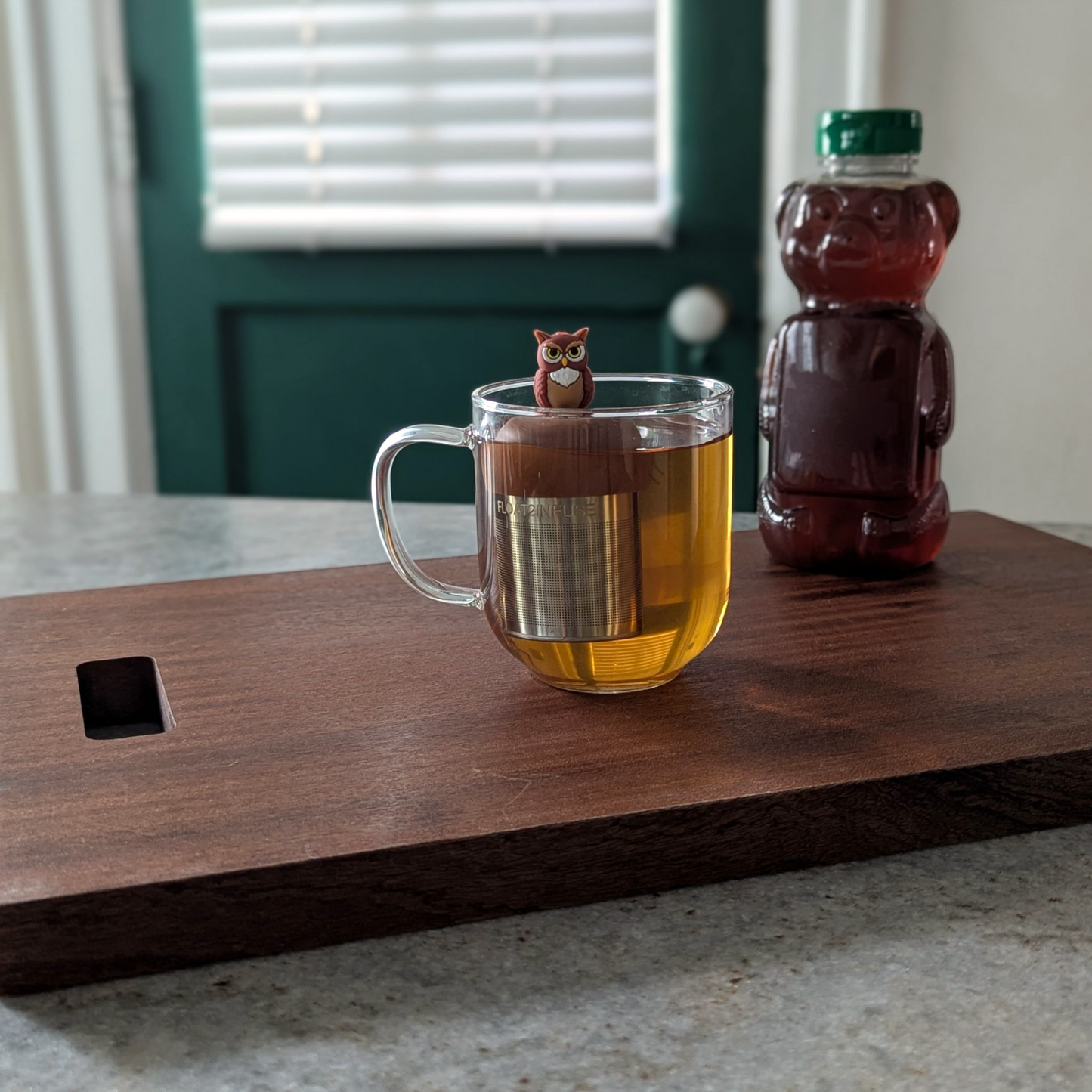 Floating Owl Tea infuser l light brown