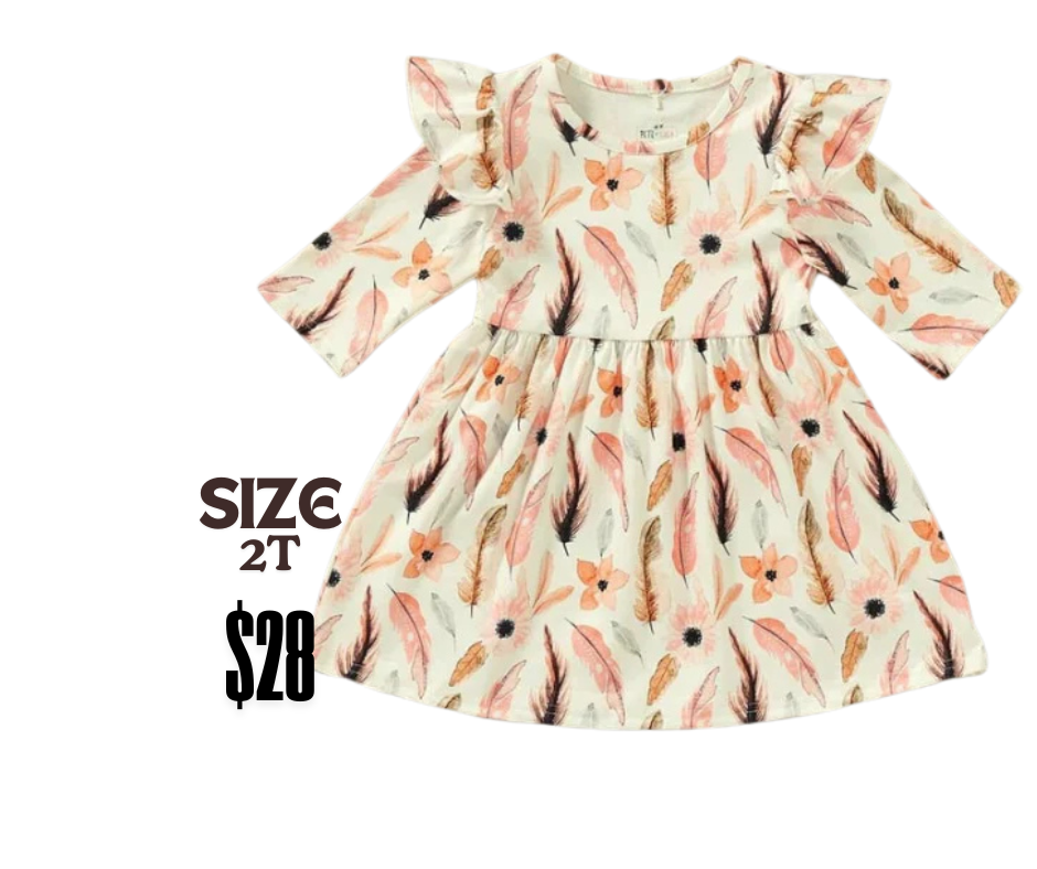 FANCY FEATHERS - DRESS