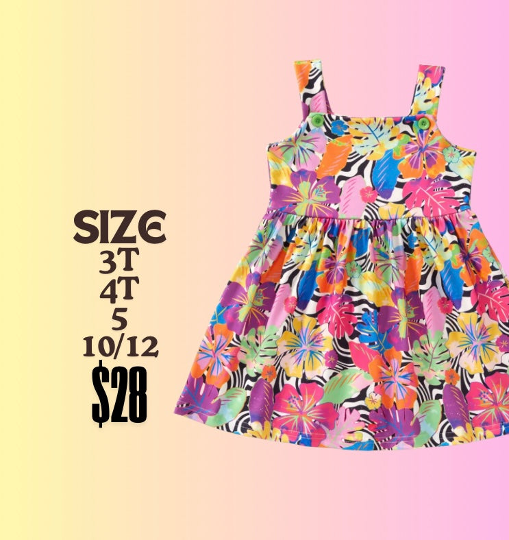 TROPICAL HIBISCUS - DRESS