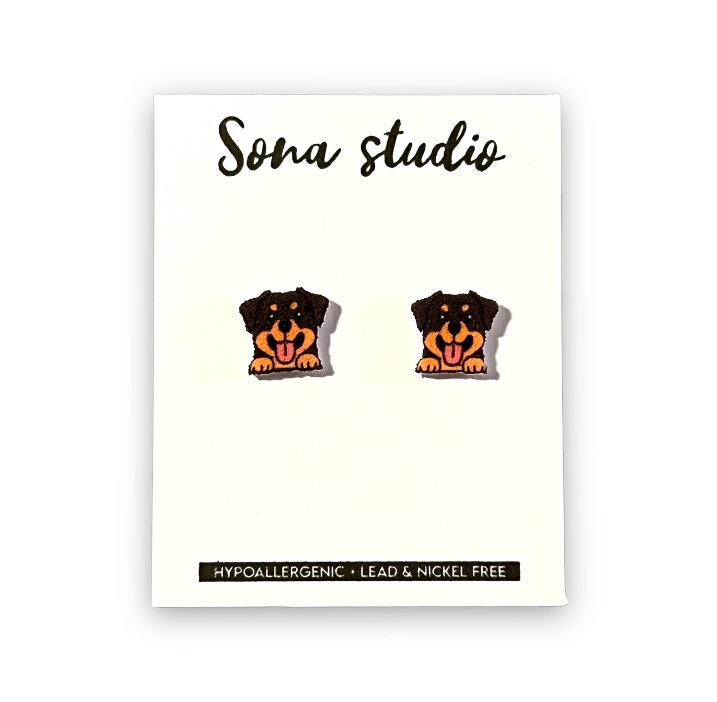 Sona Studio - Rottweiler Earrings
