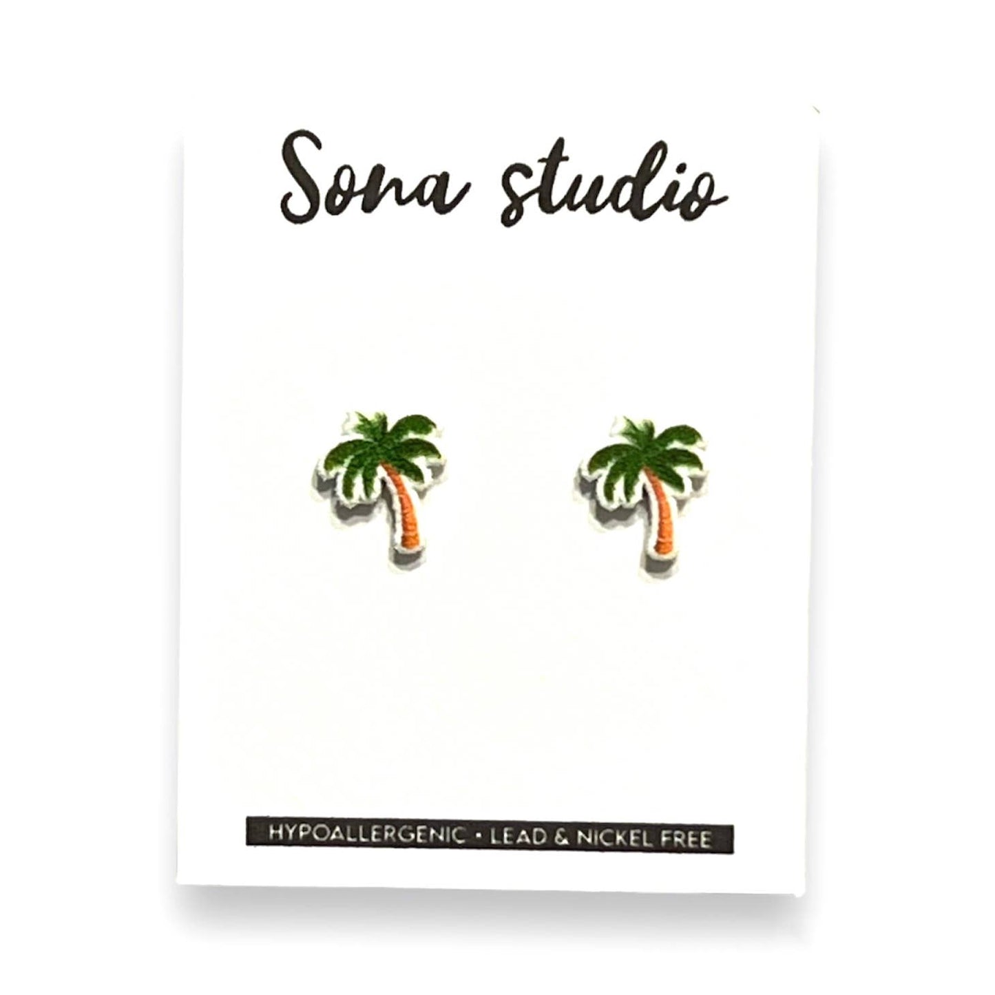 Sona Studio - Palm Tree Earrings