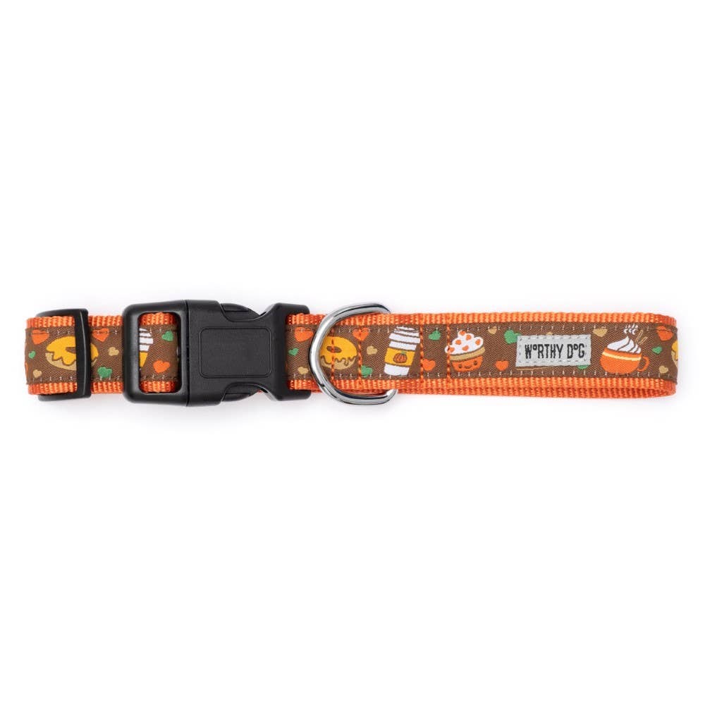 The Worthy Dog - NWOT Pumpkin Spice Collar