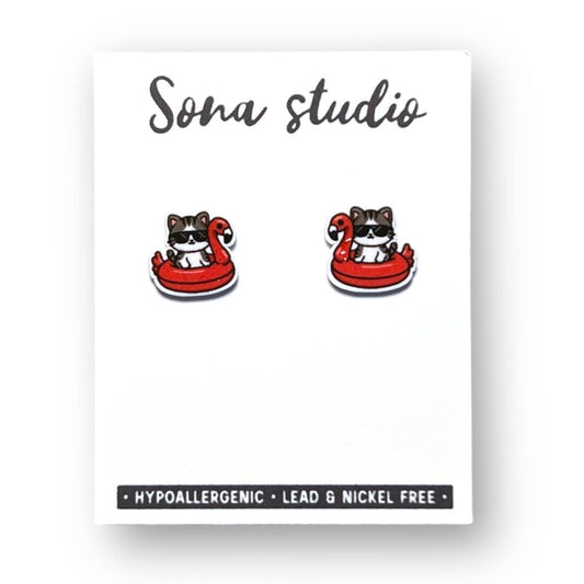 Sona Studio - Kitty Floaty Earrings