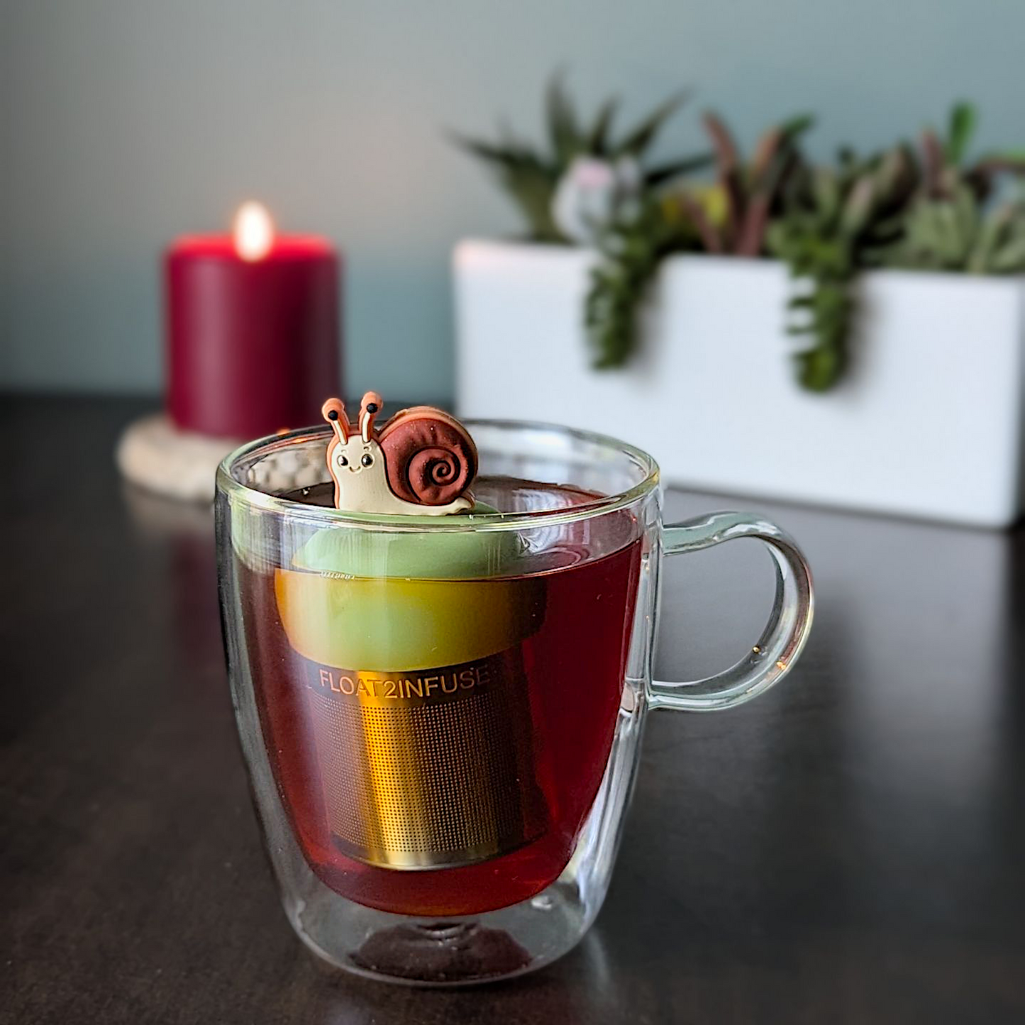 Floating Cute Snail Tea infuser