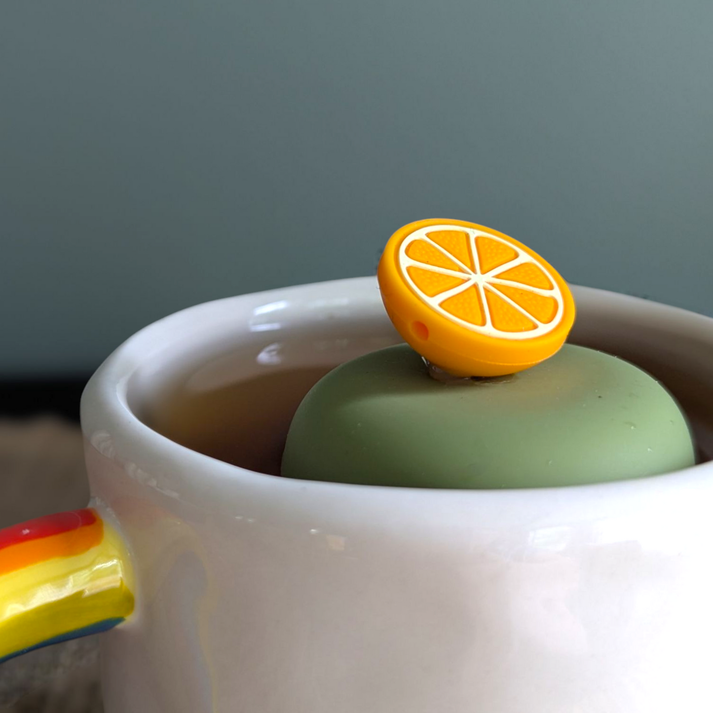 Floating Orange Slice Tea infuser