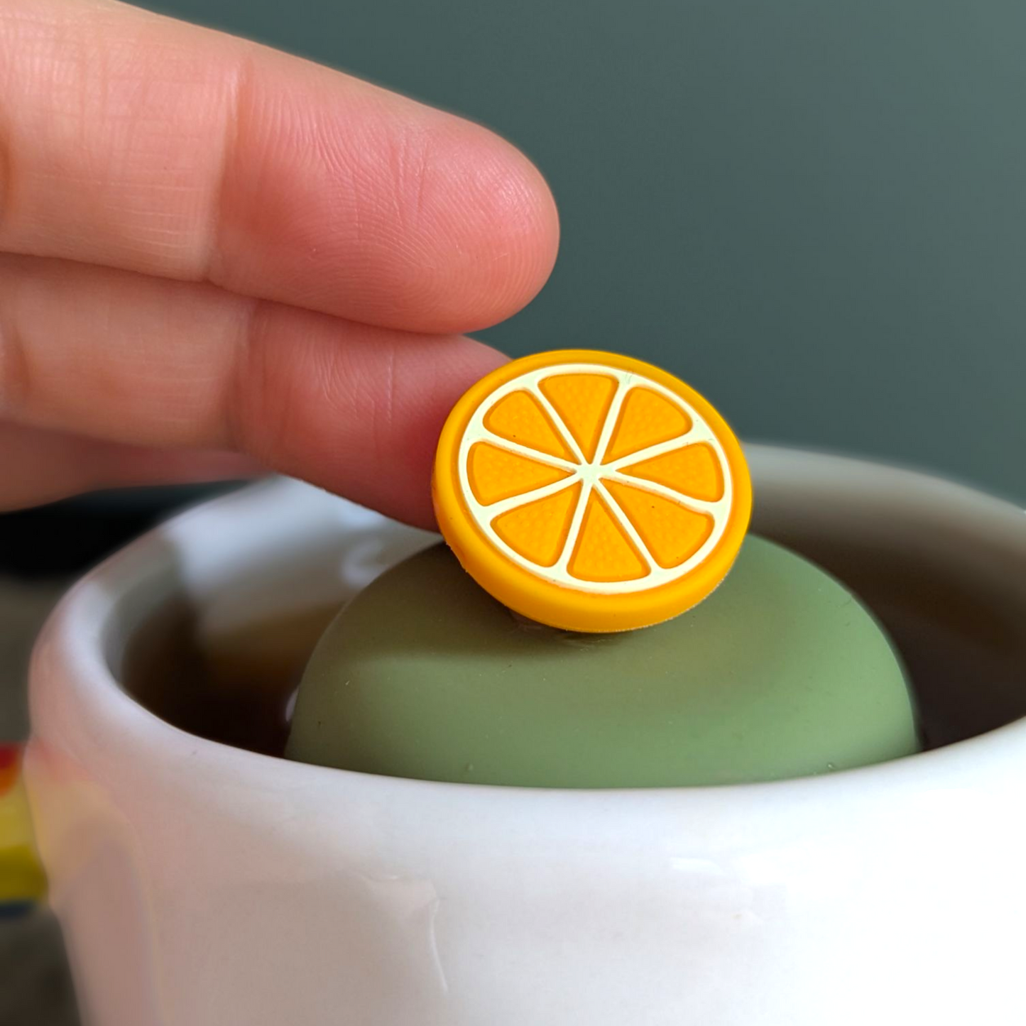 Floating Orange Slice Tea infuser